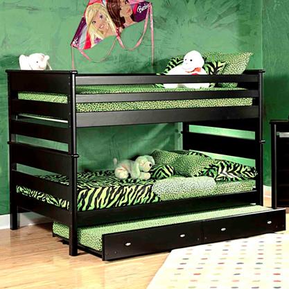 Trendwood Laguna Full/Full Bunk Bed w/ Trundle Conlin's Furniture
